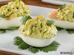 Guacamole Deviled Eggs